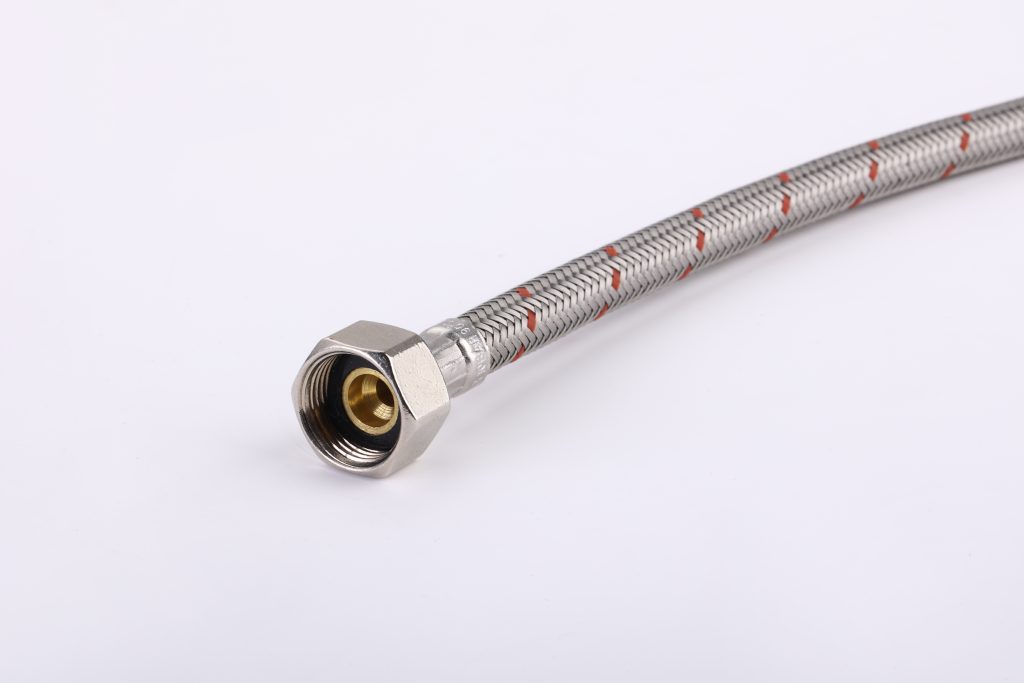 Flexible hose F12M10 red silk SS304 Nut Material1