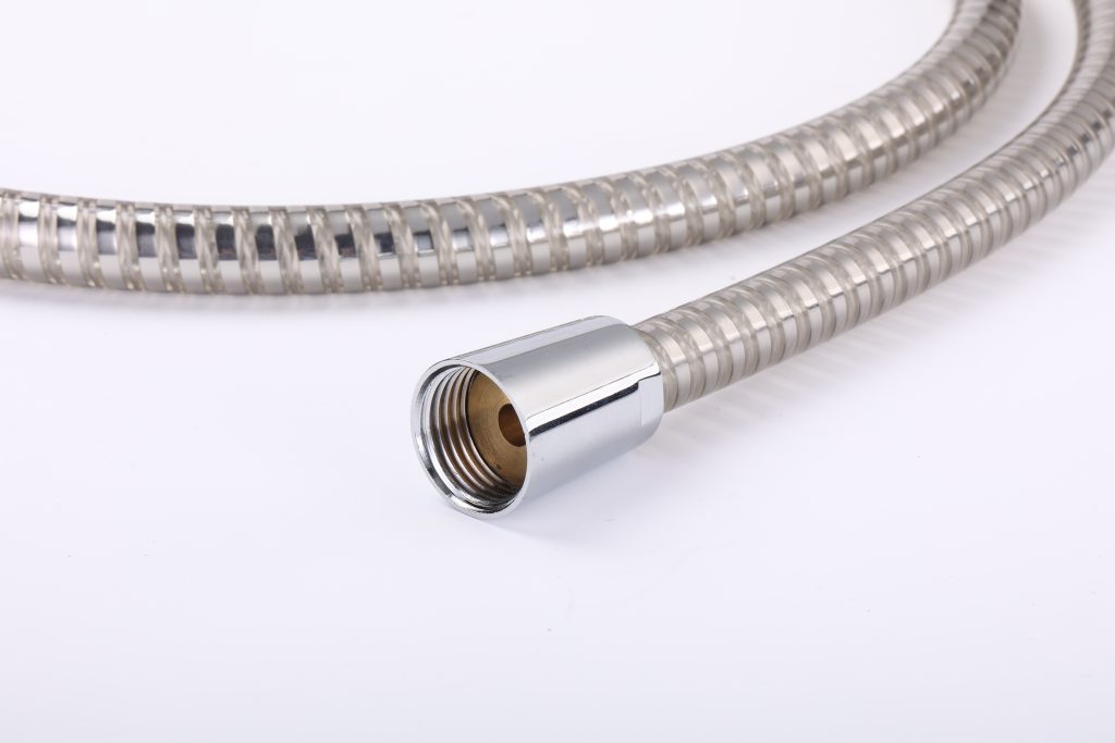 PVC Shower hose Silvery White1