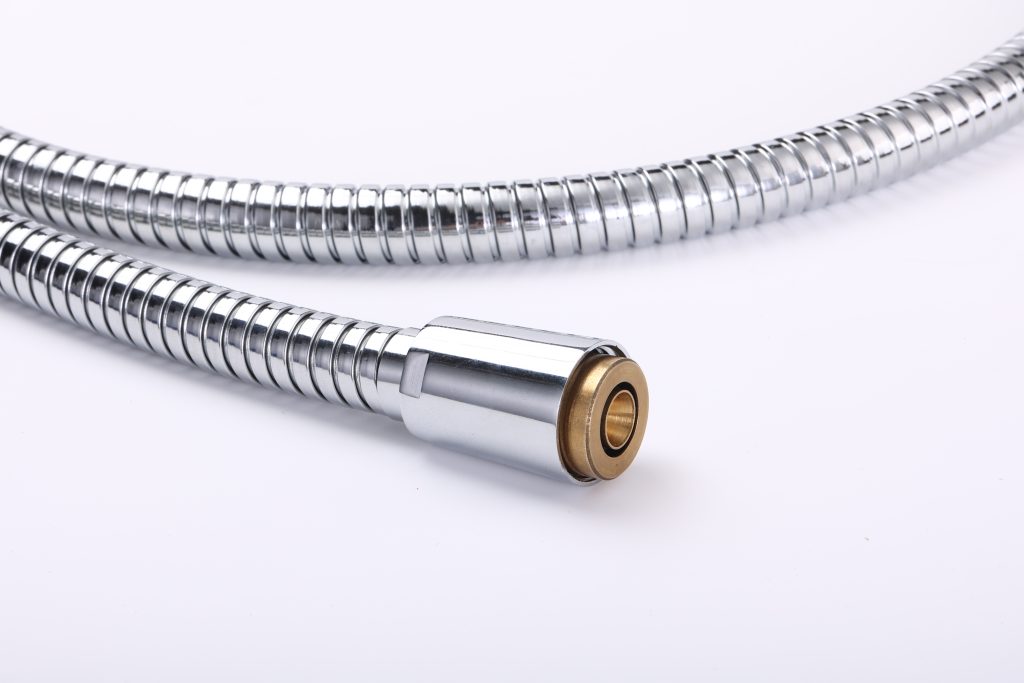 Stainless Steel 304 Shower hose Plain caps on both sides3
